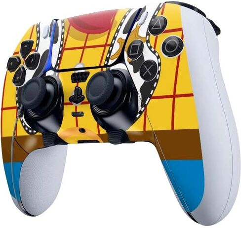Skinit Decal Gaming Skin Compatible with PS5 DualSense Edge Pro Controller - Officially Licensed Disney Toy Story Woody Apparel Design in Saudi Arabia