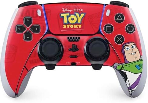 Skinit Decal Gaming Skin Compatible with PS5 DualSense Edge Pro Controller - Officially Licensed Disney Toy Story Woody Apparel Design in Saudi Arabia