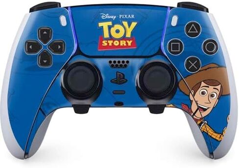 Skinit Decal Gaming Skin Compatible with PS5 DualSense Edge Pro Controller - Officially Licensed Disney Toy Story Woody Apparel Design in Saudi Arabia