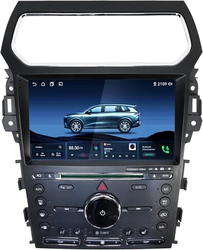ترقية ستيريو راديو السيارة لسيارة Ford Explorer 2011-2019 مع Qualcomm 8 Core 4GB+64GB Wireless CarPlay Android Auto، 10.1 بوصة Ford Explorer Stereo Bulid في EQ، DSP، Bluetooth، FM، AM، كاميرا احتياطية، SWC، WiFi، GPS. in Kuwait