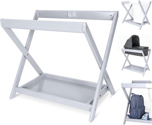 Bassinet Stand,Compatible with UPPAbaby Bassinets Since 2015,Bonus Storage Bag Included,One-Touch Open and Close,Secured with reinforced clamps,comfortable sleeping space for your little one in Saudi Arabia