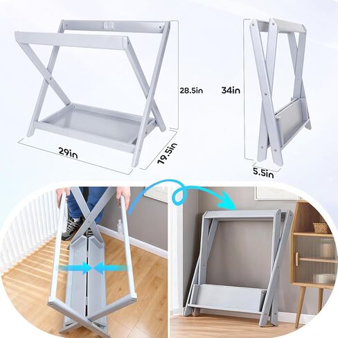 Bassinet Stand,Compatible with UPPAbaby Bassinets Since 2015,Bonus Storage Bag Included,One-Touch Open and Close,Secured with reinforced clamps,comfortable sleeping space for your little one in Saudi Arabia