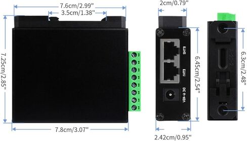وحدات إيثرنت RS485 إلى RJ45 منفذ خادم تسلسلي للحصول على البيانات الصناعية وحدات إيثرنت RS485 إلى RJ45 متعددة الوظائف RS485 مستقلة للصناعة in Kuwait