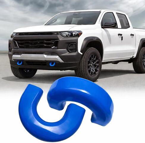 أغطية خطاف السحب متوافقة مع ملحقات Chevy Colorado Trailboss 2015-2026 & GMC Canyon 2015 2016 2017 2018 2019 2020 2021 2022 (غير مناسبة 2023-2026 Colorado Z71 ZR2) - تصميم مطور، مطاط السيليكون in Kuwait