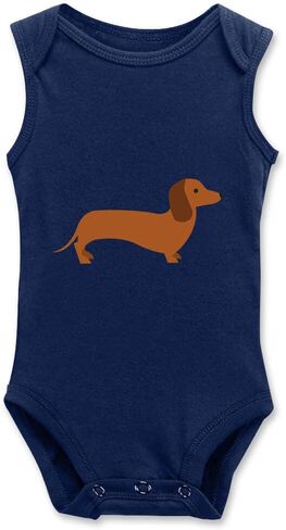 ملابس لطيفة لحديثي الولادة من نوع Dachshund Dog للجنسين، ملابس للأطفال الرضع تحب الحيوانات الأليفة in Kuwait