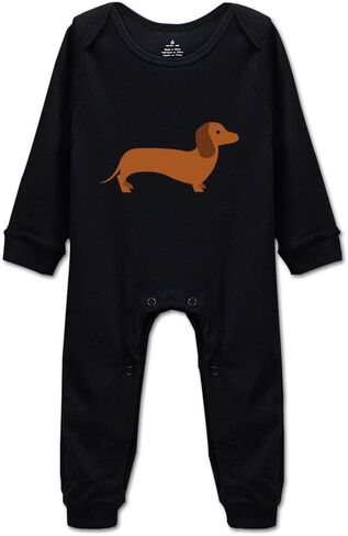 ملابس لطيفة لحديثي الولادة من نوع Dachshund Dog للجنسين، ملابس للأطفال الرضع تحب الحيوانات الأليفة in Kuwait