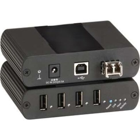 IC404A-R2 موسع USB 2.0، 4 منافذ، ألياف متعددة الأوضاع، نطاق 1640 قدم، 480 ميجابت في الثانية in Kuwait