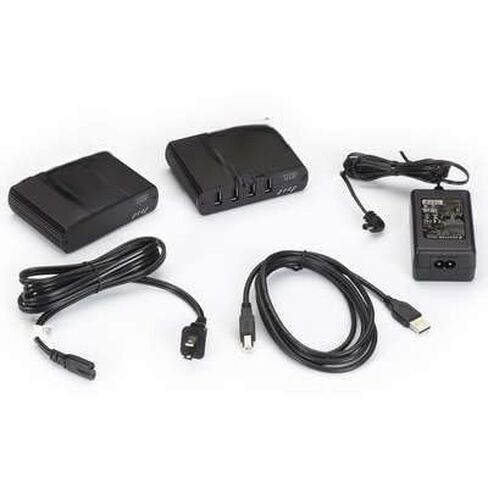 IC404A-R2 موسع USB 2.0، 4 منافذ، ألياف متعددة الأوضاع، نطاق 1640 قدم، 480 ميجابت في الثانية in Kuwait