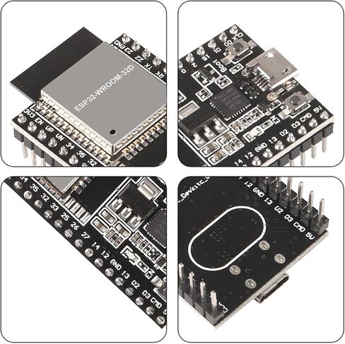 AITRIP 3 قطعة للوحة ESP32-DevKitC الأساسية ESP32 لوحة التطوير ESP32-WROOM-32D المتوافقة مع Arduino IDE in Kuwait