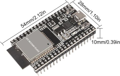 AITRIP 3 قطعة للوحة ESP32-DevKitC الأساسية ESP32 لوحة التطوير ESP32-WROOM-32D المتوافقة مع Arduino IDE in Kuwait