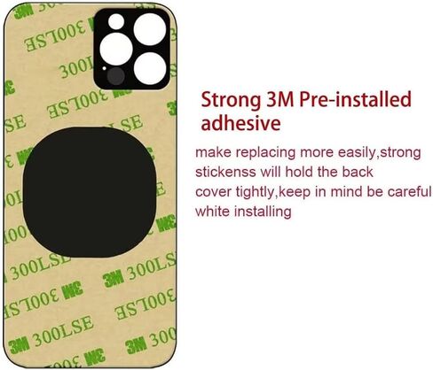 Original Back Glass Replacement for iPhone 14 Pro Max All Carriers with Pre-Installed Adhesive and Repair 14 Pro Max Tool (Gold) in Saudi Arabia