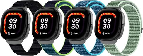 أربطة نايلون متوافقة مع Fitbit Google Ace LTE (2024) للأطفال، أشرطة بديلة رياضية قابلة للتنفس، سوار معصم ملون ناعم قابل للتعديل للأولاد والبنات in Kuwait