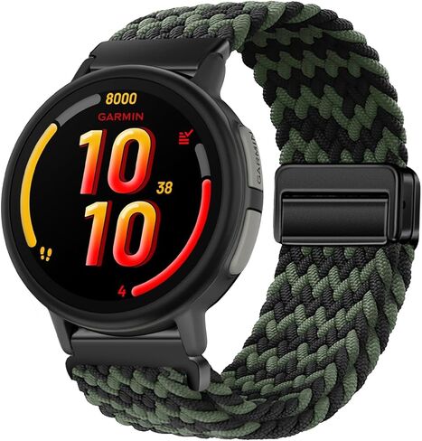 Braided Nylon Loop Strap Compatible with Garmin Bounce 2 Bands, Adjustable Breathable Replacement Band for Bounce 2 1 in Saudi Arabia