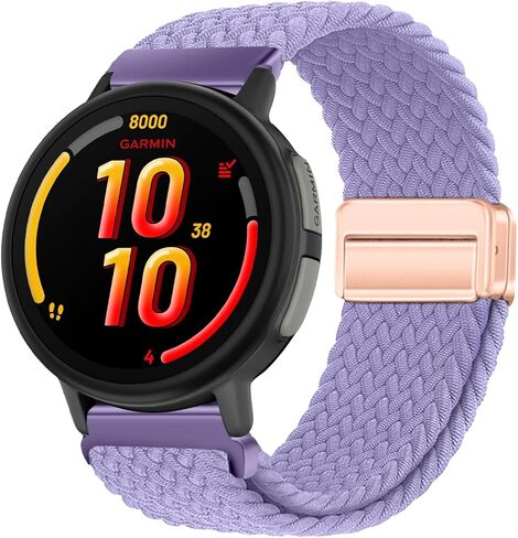 Braided Nylon Loop Strap Compatible with Garmin Bounce 2 Bands, Adjustable Breathable Replacement Band for Bounce 2 1 in Saudi Arabia