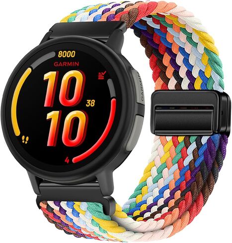 Braided Nylon Loop Strap Compatible with Garmin Bounce 2 Bands, Adjustable Breathable Replacement Band for Bounce 2 1 in Saudi Arabia