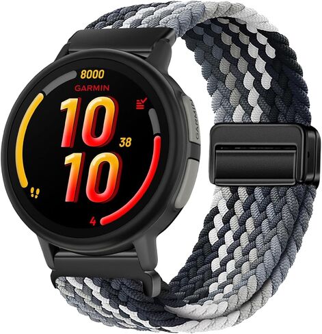 Braided Nylon Loop Strap Compatible with Garmin Bounce 2 Bands, Adjustable Breathable Replacement Band for Bounce 2 1 in Saudi Arabia