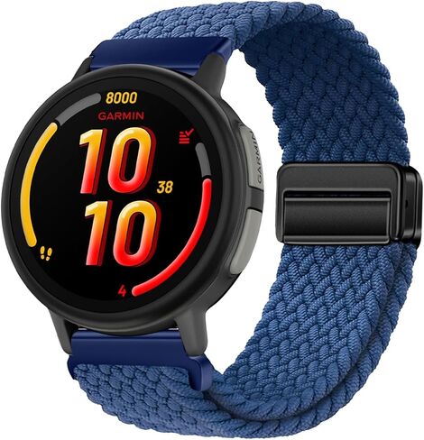 Braided Nylon Loop Strap Compatible with Garmin Bounce 2 Bands, Adjustable Breathable Replacement Band for Bounce 2 1 in Saudi Arabia