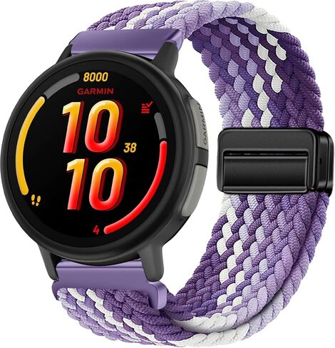 Braided Nylon Loop Strap Compatible with Garmin Bounce 2 Bands, Adjustable Breathable Replacement Band for Bounce 2 1 in Saudi Arabia