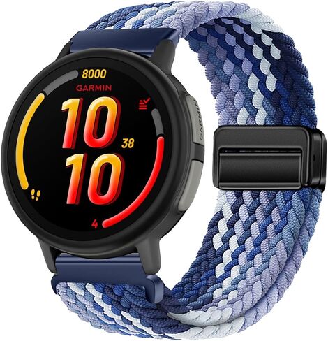 Braided Nylon Loop Strap Compatible with Garmin Bounce 2 Bands, Adjustable Breathable Replacement Band for Bounce 2 1 in Saudi Arabia