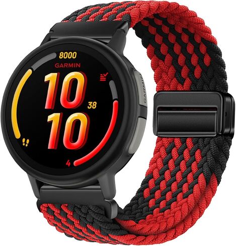 Braided Nylon Loop Strap Compatible with Garmin Bounce 2 Bands, Adjustable Breathable Replacement Band for Bounce 2 1 in Saudi Arabia