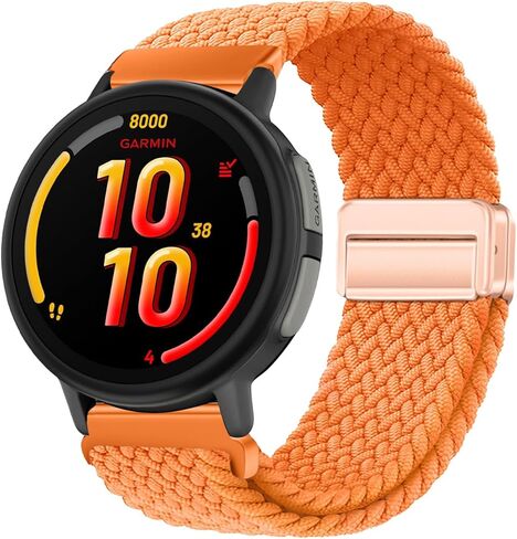 Braided Nylon Loop Strap Compatible with Garmin Bounce 2 Bands, Adjustable Breathable Replacement Band for Bounce 2 1 in Saudi Arabia