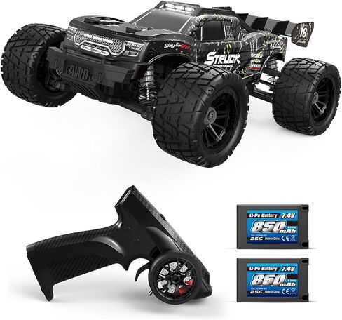 HAIBOXING 1:18 Desert Off-Road RC Truck 18856, RTR Fast 36km/h 4WD Electric Car Splash-Proof, Hobby Grade for Kids, Beginners, and Adults; Dual Batteries for Extended Outdoor Fun - Remote Control Toy in Saudi Arabia