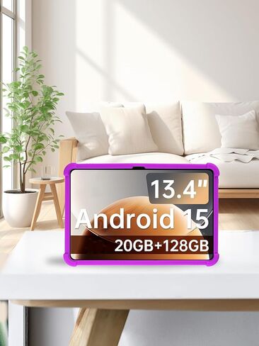 حافظة تابلت TECLAST T65 2025 مقاس 13.4 بوصة، حامل من السيليكون الناعم BOVUGAC قابل للتعديل مضاد للصدمات مناسب للأطفال لجهاز TECLAST T65 13.4 بوصة (أرجواني) in Kuwait