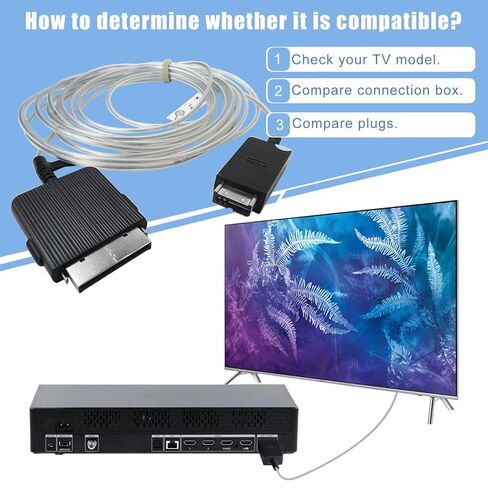 BN39-02470A Connect Cable Compatible with Samsung One Connect Cable Only for 2019 2020 2021 2022 2023 2024 The Frame (43in and Above) TV LS03R LS03A LS03B LS03C LS03D Series in Saudi Arabia