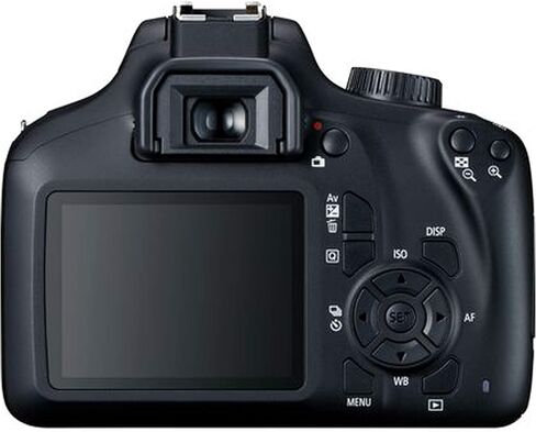 Canon EOS Rebel T100 DSLR Camera w/EF-S 18-55mm F/3.5-5.6 Zoom Lens + 128GB Memory + Case + Tripod + Filters (36pc Bundle) (Renewed) in Saudi Arabia