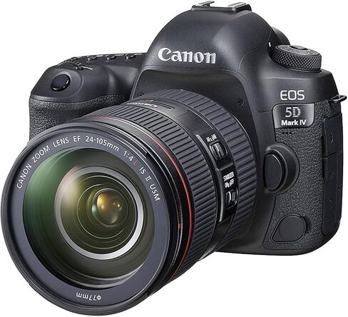 EOS 5D Mark IV Full Frame Digital SLR Camera with EF 24-105mm f/4L is II USM Lens Kit + Deal-Expo Advanced Accessories Bundle (Renewed) in Saudi Arabia