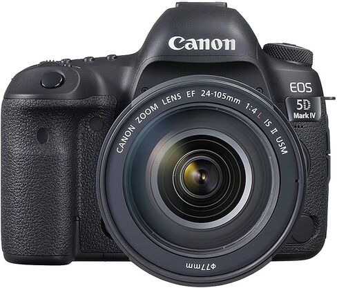 EOS 5D Mark IV Full Frame Digital SLR Camera with EF 24-105mm f/4L is II USM Lens Kit + Deal-Expo Advanced Accessories Bundle (Renewed) in Saudi Arabia