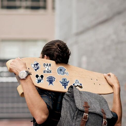 50 pcs Football Stickers Pack,Cowboy Decals for Phone Bottle Helmet Skateboard Etc.Waterproof Self-Adhesive Decals. in Saudi Arabia