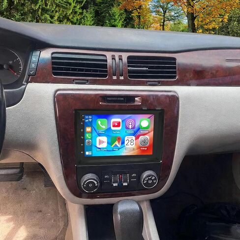 Android 13 Car Radio Stereo for Chevy Chevrolet Impala 2006-2013 Upgrade 7inch IPS Touch Screen Head Unit w/Wireless CarPlay Android Auto Mirror Link Bluetooth GPS Navi WiFi FM RDS SWC Backup Camera in Saudi Arabia