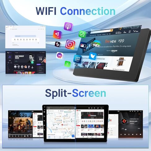 راديو سيارة Leadfan Android لسيارة Nissan Altima 2008-2012 Wireless Carplay & Android Auto، 9 بوصة IPS شاشة تعمل باللمس ستيريو سيارة في لوحة القيادة GPS بلوتوث FM واي فاي كاميرا احتياطية MirrorLink SWC 2G+32G in Kuwait