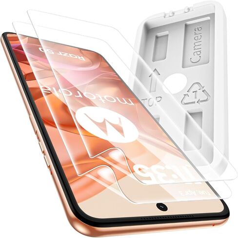 for Motorola Razr 2025/ 2024 Screen Protectors, 2 Packs Inner Screen TPU Protective Film [Installation Kit] + 2 Packs Outer Screen Tempered Film, Ultra High Definition, Durable, Wrinkle Resistant, Scratch Resistant, Bubble Free, Newbie Friendly in Saudi Arabia