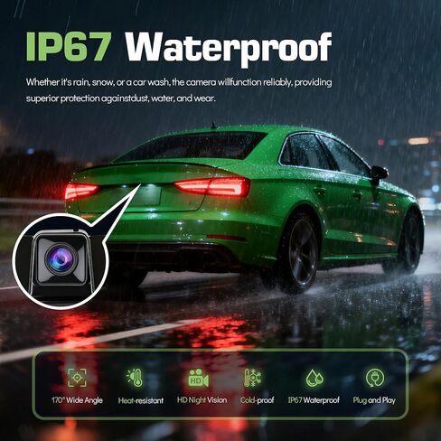 Backup Camera Rear View Parking Assist Camera 170° HD Night Vision for Honda Accord Sedan EX-L 2014 2015 2016 2017 Replaces 590-440,39530T2AA21,39530T2AA31,39530-T2A-A21 in Kuwait