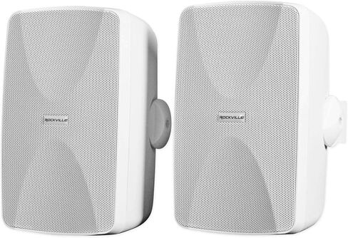 حزمة Rockville Rock Matrix 4: مضخم صوت تجاري 4 مناطق 70 فولت مع توجيه المصدر، (6) HC85 8 بوصة 700 واط ذروة/240 واط RMS لكل زوج من مكبرات الصوت في السقف، (2) WET-7020W 5.25 بوصة 70 فولت مكبرات صوت حائط بيضاء، 9 عناصر in Kuwait