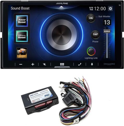 Alpine ILX-W670 7-Inch Receiver + SWI-CP2 Steering Wheel Interface in Saudi Arabia