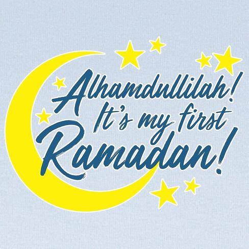 تي شيرت CafePress It's My First Ramada بأكمام طويلة للرضع، تي شيرت لطيف بأكمام طويلة للأطفال الرضع in Kuwait
