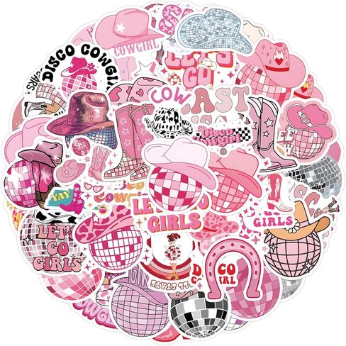 55Pcs Moon and Star Stickers, Decals Vinyl Waterproof Stickers for Water Bottle Laptop Luggage Helmet Skateboard Snowboard Guitar Scrapbook Phone Gifts for Teens Girls Kids Adult(Moon Star) in Saudi Arabia