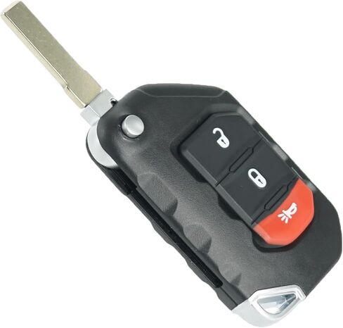 استبدال MechanMagic Key Fob يناسب سيارة Jeep Wrangler 2018 2019 2020 2021 2022 2023 2024 Gladiator 2020-2024 Proximity Smart Keyless Entry Remote Control OHT1130261 68416782AA in Kuwait