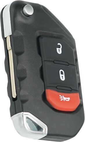 استبدال MechanMagic Key Fob يناسب سيارة Jeep Wrangler 2018 2019 2020 2021 2022 2023 2024 Gladiator 2020-2024 Proximity Smart Keyless Entry Remote Control OHT1130261 68416782AA in Kuwait