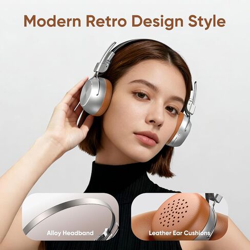 سماعات رأس لاسلكية، بلوتوث 6.0 الكمون المنخفض للغاية، إلغاء الضوضاء، مكالمات واضحة، صوت هاي فاي، الاقتران التلقائي، وضع مزدوج سلكي ولاسلكي، شحن من النوع C، وقت تشغيل يصل إلى 60 ساعة، قابلة للطي، خفيفة الوزن. in Kuwait