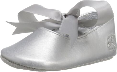 Ralph Lauren Layette Briley Ballet Crib Shoe (Infant/Toddler),White Lambskin,4 M US Toddler in Saudi Arabia