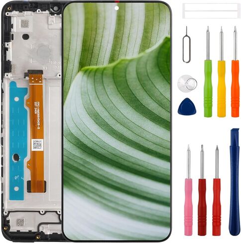 [with Frame] SWARK New LCD Display Replacement for Boost Mobile Summit 5G SN339D-SMT LCD Screen Digitizer Assembly Replacement with Upgraded Repair Tools Kit-Black in Saudi Arabia