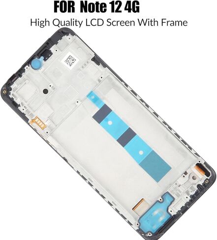 بديل لشاشة Redmi Note 12 4G LCD مع إطار لـ redmi 23021RAAEG | 23021RAA2Y | 23027RAD4I | 23028RA60L LCD مجموعة المحولات الرقمية لشاشة تعمل بلمس مع طقم تصليح in Saudi Arabia