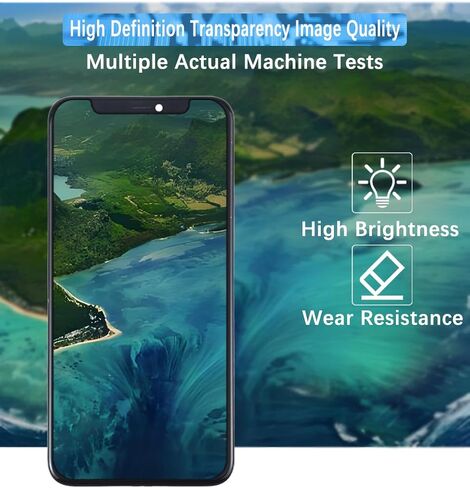 عرض لهاتف iPhone 11 Pro Max A2218 A2161 A2220 شاشة LCD بديلة ثلاثية الأبعاد تعمل باللمس بدقة عالية كاملة، مجموعة إطار محول رقمي لشاشة اللمس، لاصق مقاوم للماء، مجموعات إصلاح جديدة in Kuwait