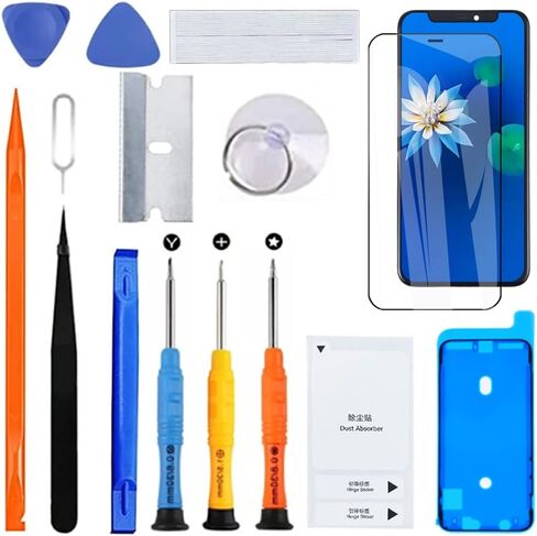 عرض لهاتف iPhone 11 Pro Max A2218 A2161 A2220 شاشة LCD بديلة ثلاثية الأبعاد تعمل باللمس بدقة عالية كاملة، مجموعة إطار محول رقمي لشاشة اللمس، لاصق مقاوم للماء، مجموعات إصلاح جديدة in Kuwait