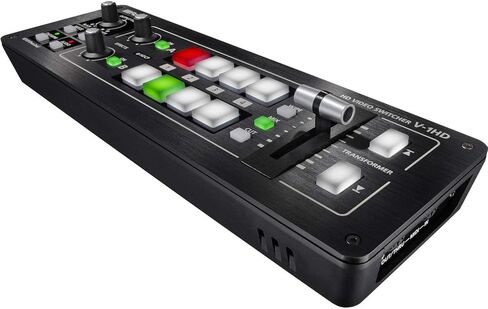 Roland V-1HD Portable 4 x HDMI Input Switcher with Padded Mixer Bag & 0.5 x 6 Touch Fastener Straps Bundle in Saudi Arabia