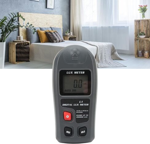 مقياس الضوء الرقمي، مقياس الإضاءة، اختبار إضاءة Luxmeter، نطاق تلقائي Luxmeter مع شاشة LCD كبيرة للاستخدام في الهواء الطلق in Kuwait